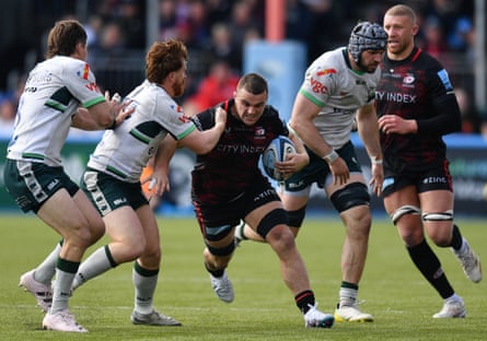 Ben Earl on the charge against London Irish last month