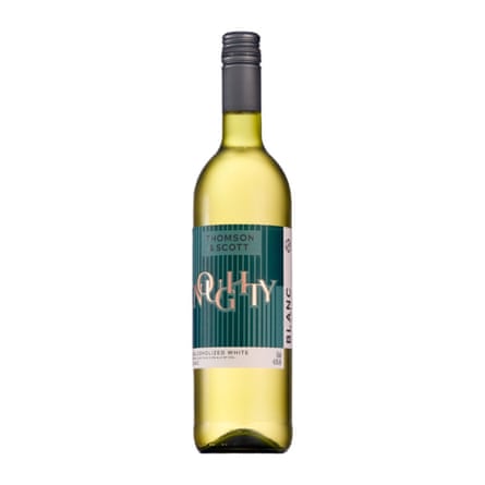 Bottle of Thomson & Scott Noughty Blanc.