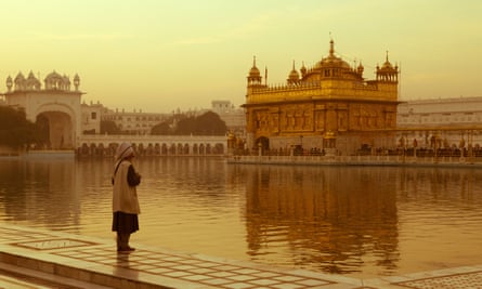The Golden Temple in Amritsar, Punjab.