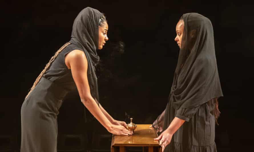 Karla-Simone Spence and Yohanna Ephrem in House of Ife at the Bush theatre.