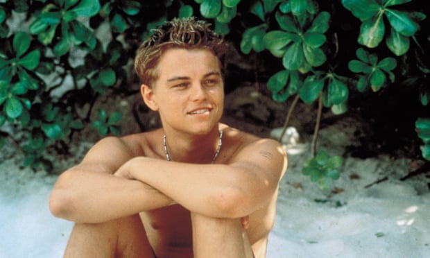 Leonardo DiCaprio on the island of Phi Phi Leh, where The Beach was filmed.