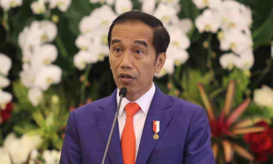 Indonesian president Joko Widodo