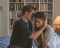 Robert Pattinson and Zendaya in an intimate scene from 'The Drama.'