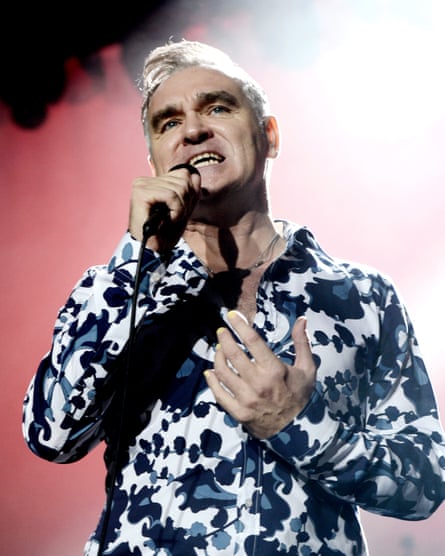 Morrissey performs at Hollywood High School in 2013