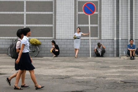 A street in Pyongyang, 2018.