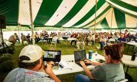 The South Poll Field Day in Copan, Oklahoma.