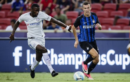 Antonio Rüdiger, left, in action here against Internazionale during pre-season, should prove an astute addition in defence.