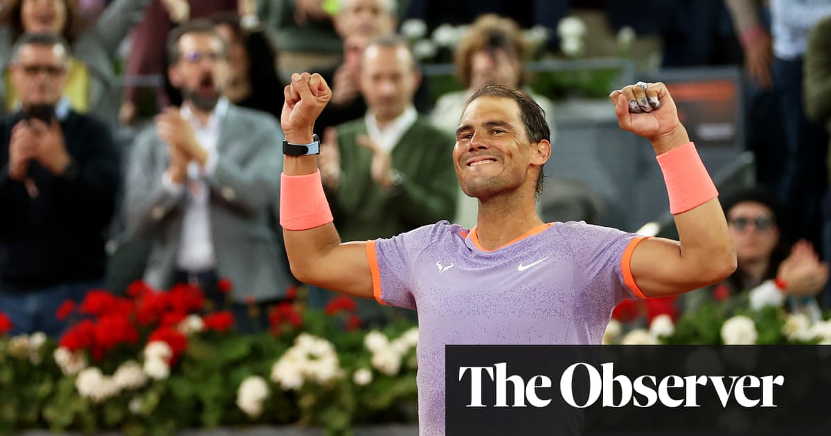 In the feverish buildup to his final appearance at the Madrid Open, Rafael Nadal made himself abundantly clear. It was not too long ago that he was un
