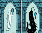 Tom Gauld on the library of the forbidden tomes – cartoon