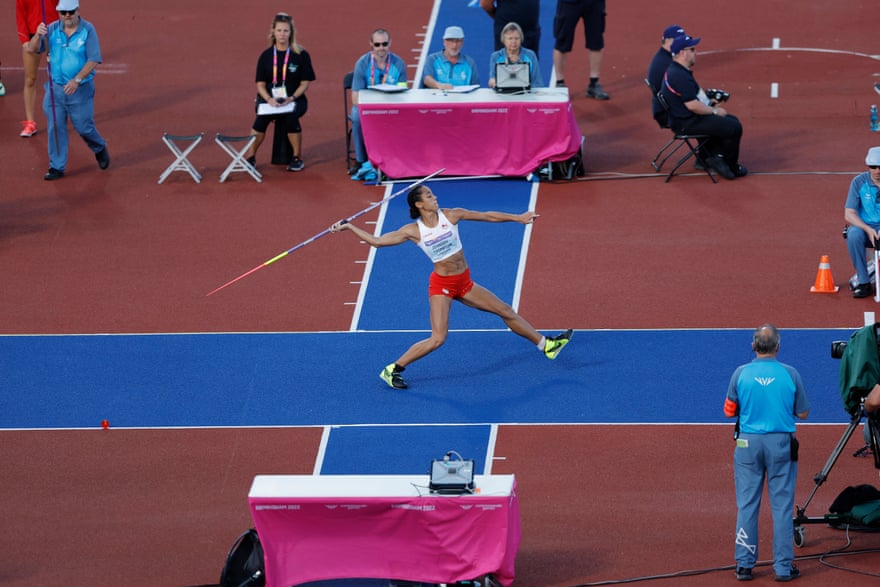 ‘This is for her’: Johnson-Thompson follows family loss with heptathlon gold | Commonwealth Games 2022 & More Breaking News 2 England’s Katarina Johnson-Thompson in action during the Women’s Heptathlon - Javelin Throw.