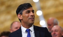 Rishi Sunak in Teesside on 3 May to mark Ben Houchen’s mayoral victory in Tees Valley.