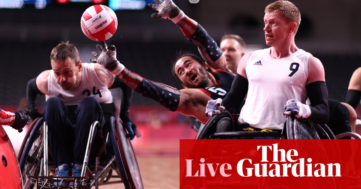 Tokyo Paralympics day five: athletics, swimming, wheelchair rugby – live!