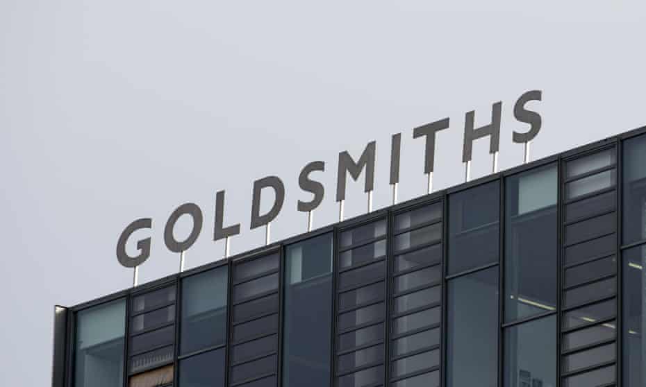 Goldsmiths University of London sign
