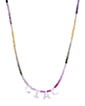 Ciao necklace, £295, roxannefirst.com
