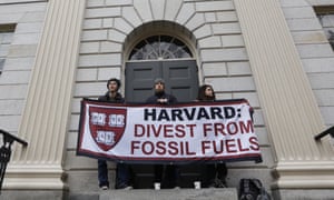 In March students blocked the entrance to Harvard’s University Hall, demanding that the institution divest from fossil fuels.