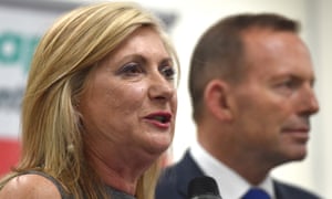 Sarina Russo and Tony Abbott