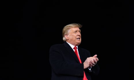 Trump at a rally in Georgia in early January. Trump made another phone call in December to Georgia’s chief elections investigator, Raffensperger’s office told Reuters.