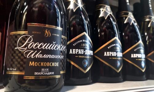 Wine with horse on label