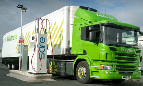 Waitrose has introduced two gas-fuelled Scania tractor units at its RDC at Leyland, as a first step to displacing as much diesel as possible with bio-methane