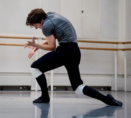 Joshua Junker in rehearsals