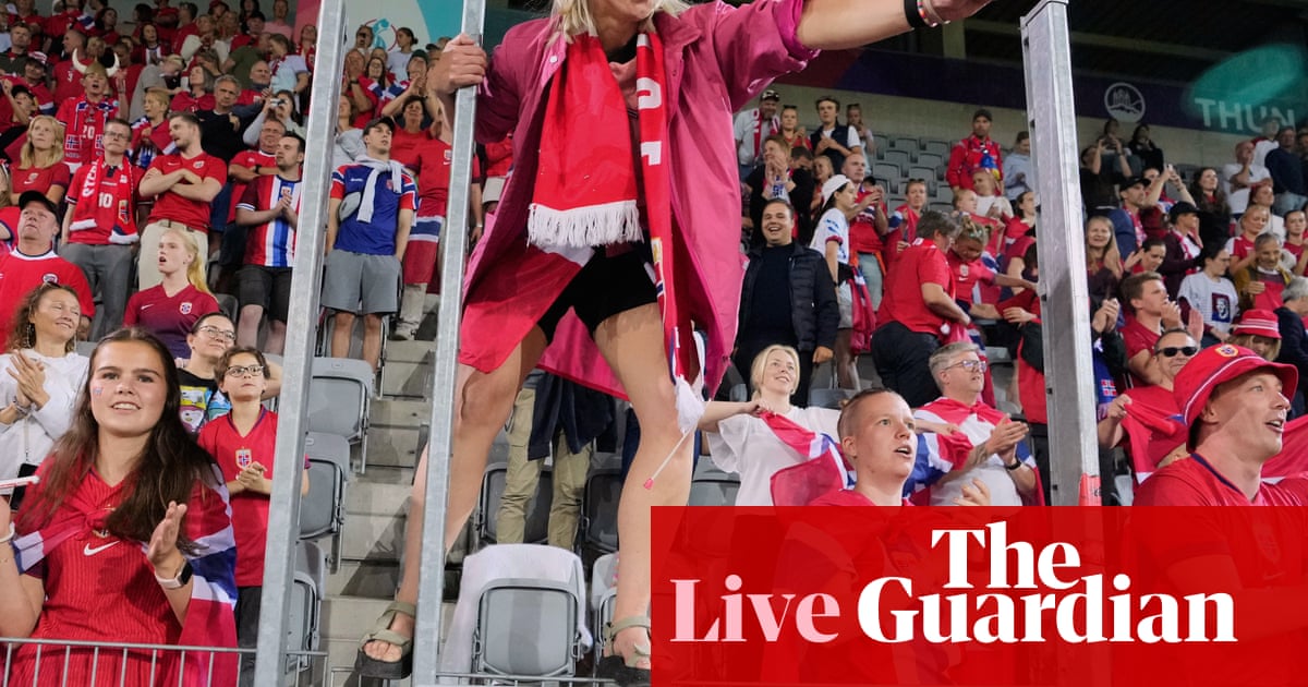 Women's Euro 2025: countdown to Norway v Italy as quarter-finals begin live