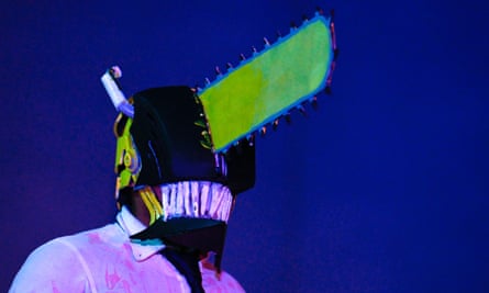 A supporter of Argentine presidential candidate for the La Libertad Avanza alliance, Javier Milei, celebrates his victory in the presidential election runoff outside his party headquarters in Buenos Aires