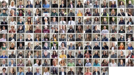 Portraits of 141 Extinction Rebellion protesters who were arrested