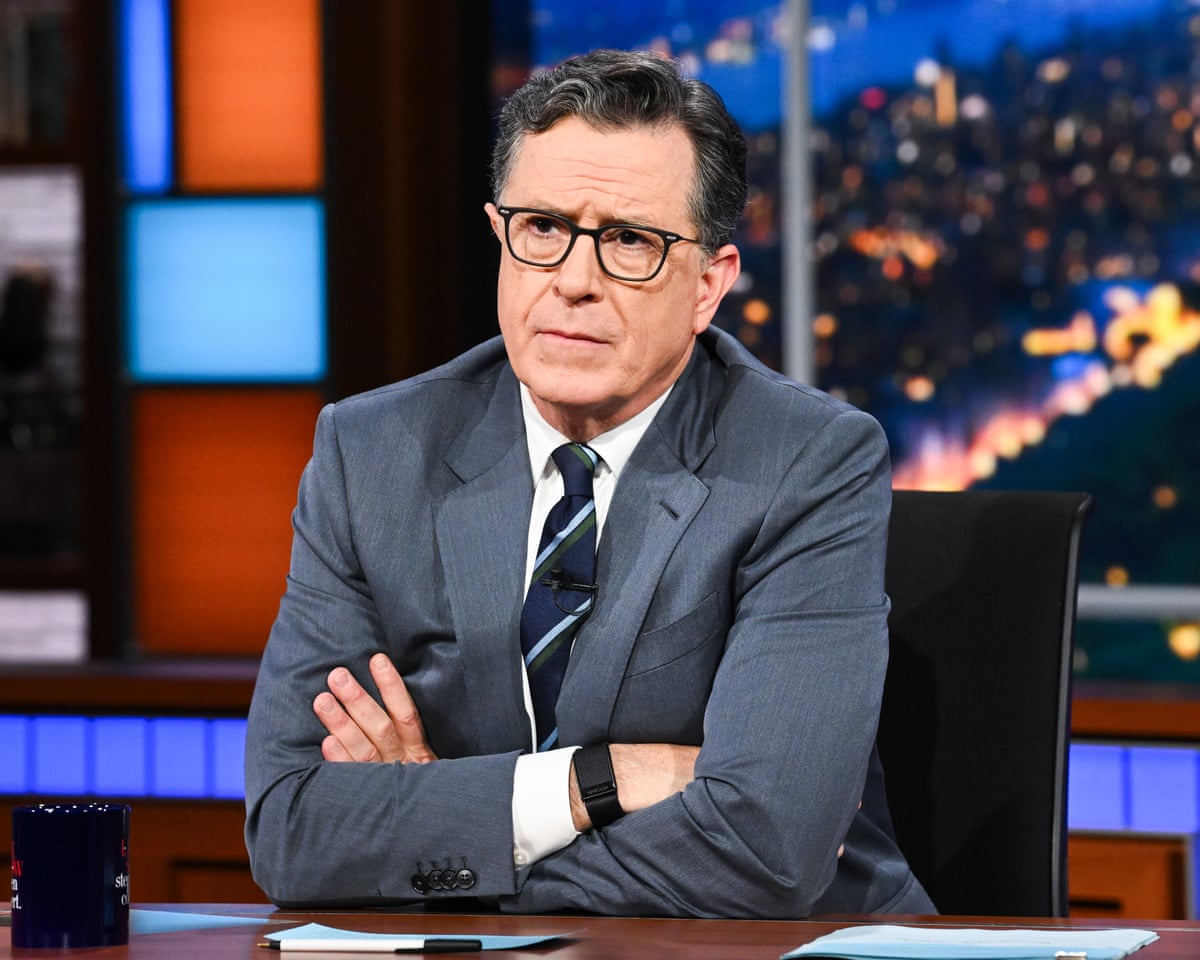 Democrats condemn CBS for axing Colbert show: 'People deserve to know if this is politically motivated' | Stephen Colbert | The Guardian