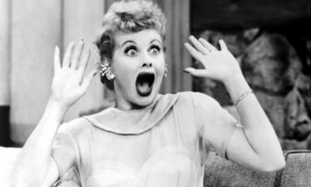 Lucille Ball in I Love Lucy.