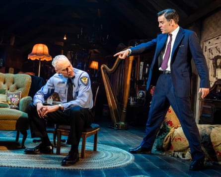 Elliot Cowan (left) and John Hopkins in The Price.