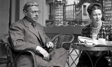 Love and liberty … Simone de Beauvoir, right, with Jean-Paul Sartre in Paris, 1940.