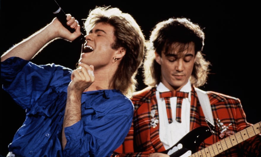 George Michael and Andrew Ridgeley of Wham!