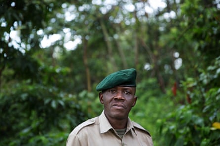 Augustin Kambale is one of the park’s senior rangers.