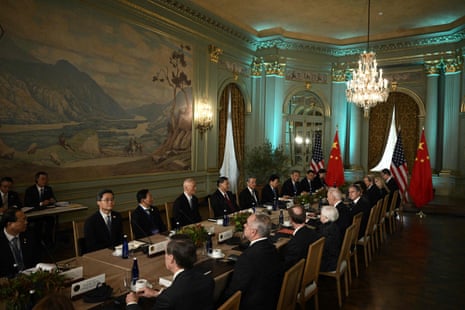Joe Biden meets with Xi Jinping in Woodside, California, on 15 November.
