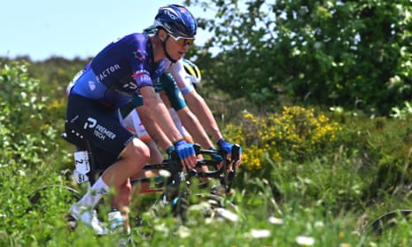 Chris Froome rides with his Israel-Premier Tech team during La Route d’Occitanie