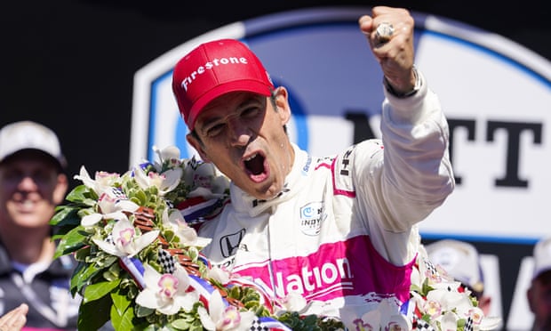 Helio Castroneves joined an exclusive club of Indy 500 winners on Sunday