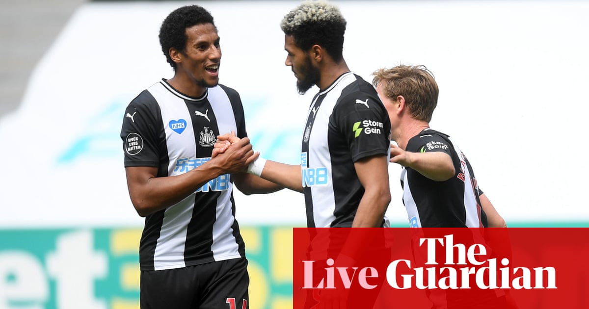 Newcastle United 30 Sheffield United Premier League – as it happened
