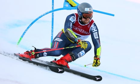 Norway's Aleksander Aamodt Kilde in action in the FIS Alpine Ski World Cup