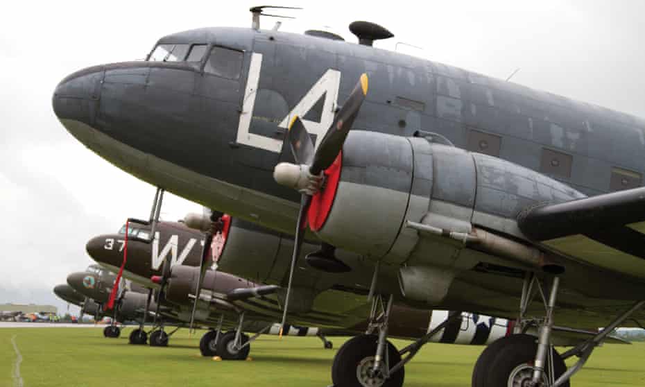 C-47 Skytrains, or Dakotas, nicknamed the ‘winged workhorses’