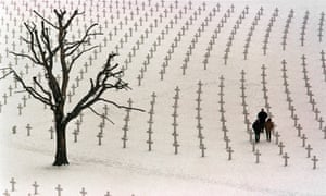 American war graves near the Dutch town of Margraten