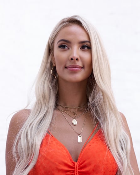 The cast of MTV's new show 'True Love or True Lies?' join host Maya Jama at MTV Studios, London, to celebrate the launch of the nightly show which airs for the next