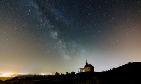 A view of the Milky Way in Hungary.