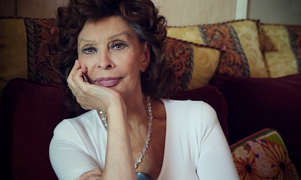 Sophia Loren, photographed by her son Edoardo Ponti, in her house in Geneva in 2020