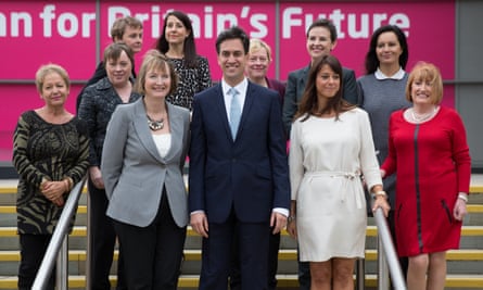 Ed Miliband and female Labour MPs