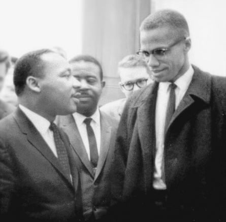 Martin Luther King Jr and Malcolm X meet in March 1964