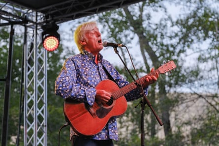 ‘Dylan showed me what I wanted to be’ … Hitchcock performing in 2019.