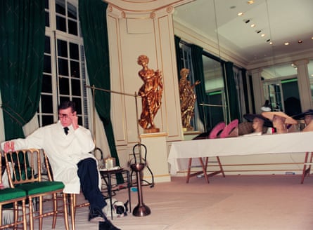 After party: a quiet moment backstage for Yves Saint Laurent.Gavin Bond: Being There is at Hamiltons Gallery, London, until 29 October, hamiltonsgallery.com Accompanying book at £75, ideanow online and doverstreetmarket.com.