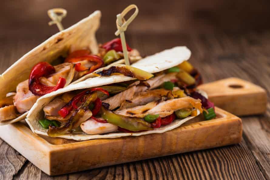 Turkey fajitas