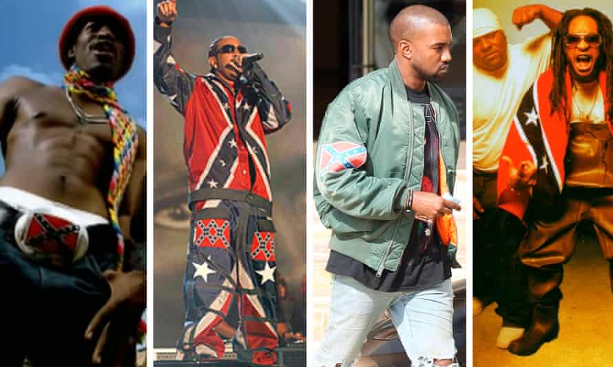 Rap statements … from left, André 3000, Ludacris, Kanye West and Lil Jon.