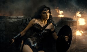 Gal Gadot as Wonder Woman.